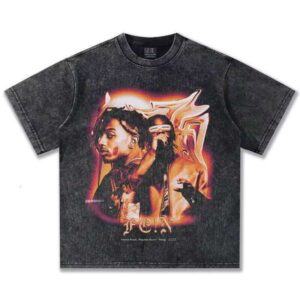 2025 American Brand Men's Summer T-Shirt Original Direct Print Short Sleeve Oversized