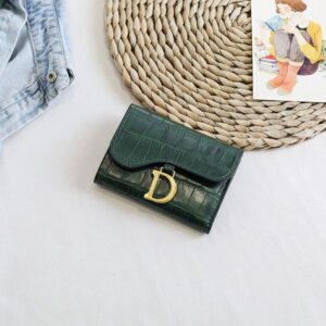 Designer Wallet Vintage Korean Style Women's Wallet, Mini Short Card Holder Coin Purse – Compact Genuine Leather Free Shipping