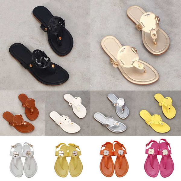 miller metallic snake embossed leather sandal designer slides slippers womens white black yellow pink Silver flip flops ladies