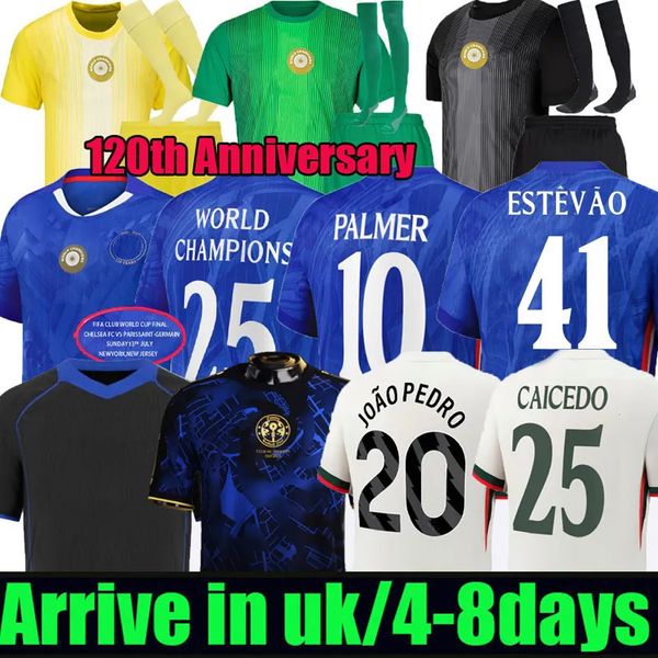 ENZO CFC NKUNKU NETO PALMER 120th Anniversary soccer jersey 25 26 ESTEVAO GITTENS pedro DELAP HATO MUDRYK 2025 2026 football shirts top adult kids CAICEDO N.JACKSON