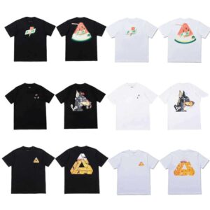 Mens tshirts palaces t shirt Fashion Palaceness T Shirt big P triangle graffiti print trendy Couple Luxury TShirt palacex soccer shirt TShirts with Brand Letter S-XL