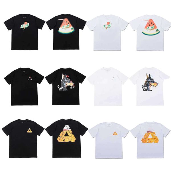 Mens tshirts palaces t shirt Fashion Palaceness T Shirt big P triangle graffiti print trendy Couple Luxury TShirt palacex soccer shirt TShirts with Brand Letter S-XL