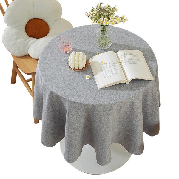 W160 Waterproof, oil-proof, washable and scalding-proof tablecloth, simple solid color