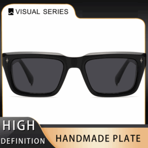 Diamond cut classic luxury men's sunglasses charm square fashion custom sunglasses acetate fiber glasses