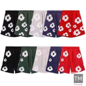 Men's Tears Printed Kapok Summer Hip Hop Street Mens and Womens Beach Loose Sports Shorts US Y2K Clothing J241207