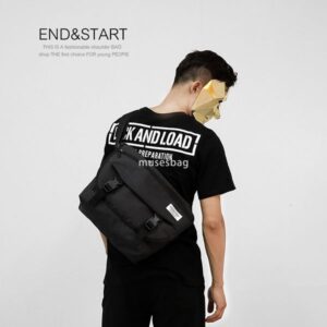 New men's shoulder bag Oxford cloth student satchel leisure crossbody bag large capacity male bag fashion brand direct sales