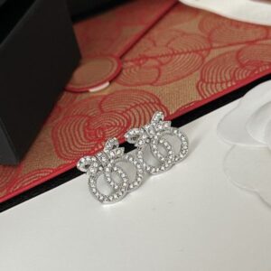 Earrings Designer Ear Stud Crystal Copper Geometry Letter Earring Women Elegance Wedding Party Jewelry Christmas Gifts