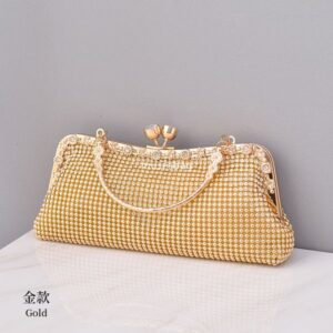 Cross border diamond dinner bag socialite's handbag European and American fashion diagonal cross bag new versatile evening dress dress bag women's bag