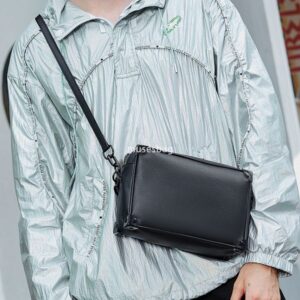 Men's single shoulder bag brand box bag trend personality girl crossbody bag fashion unisex single shoulder all match small square bag