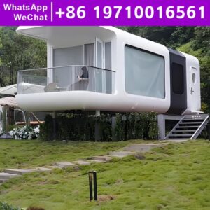 Prefablicadas Houses Capsules to Live Fabricated House Chinese Prefabricated Houses Housing Modules Low Cost Moisture Proof Tiny