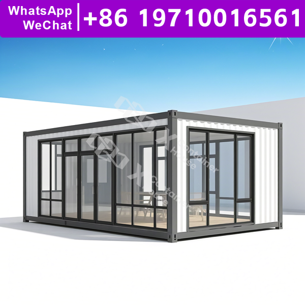Tiny Home Steel Mobile Modular Flat Pack Home Prefab Cabin Flexible Layout Emergency Housing Thermal Insulated Living