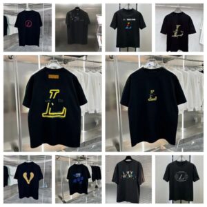 Usa Summer New High Quality Clothing Brand Designer Fashion Luxury Mens Women Couples Casual T-Shirt Letter Round Neck Short Sleeve Fashion T-Shirt tees tops S-5XL