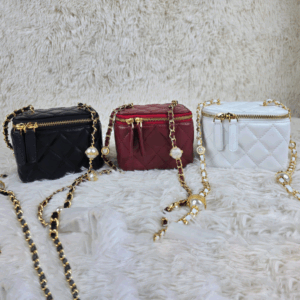 Crossbody Designer Bags Designer Luxury Handbags Cross Body Bag Designer Makeup Bag Genuine Leather Gold Pearl ChainHand Bag Womens Handbag Shoulder Bags