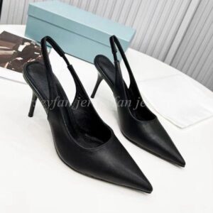 Top Quality Women Stiletto Real Leather Spike Toe Size EU 35-42 Female High Heels 28034