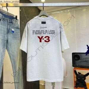 Designers T-Shirt High Quality Summer Y3 Tshirt Men Women Designer T Shirts Short Summer Fashion Letter Print Y-3 T-Shirts High Streer Hip Hop Shirts c10