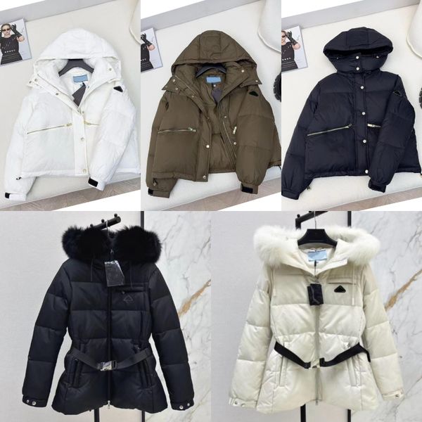 New Winter Women Puffer Jacket Parkas Down Coat Fashion Hooded Puffer Jacket Designers Style Slim Outfit Windbreaker Pocket Lady Warm Coats