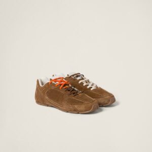 Women's Shoes 530 Fashion Sl Leather Suede Sneakers Cinnamon