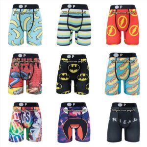 Mens Swim Trunks Quick Dry Boxer Shorts Cartoon Print Breathable Elastic Comfortable Swimwear Summer Beachwear Wholesale Bulk Order Available