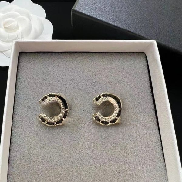 Designer Luxury Branded Stud Earring 18k Gold Silver Flower Letter Studs Earrings Women Girl Wedding Party Love Jewelry Never Fade