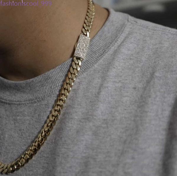 Solid Gold Chains Miami Cuban 10k 14k 18k Real 7mm 8mm 9mm 10mm 11mm 12mm Fedex Insured Shipping in North America