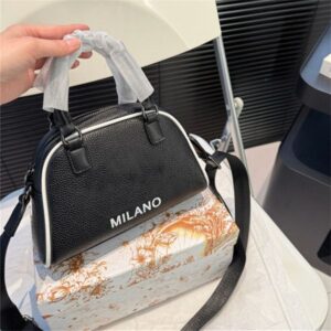 2025 Woman Bowling Bag Crossbody Designer Bag Fashion Shoulder Bags Women Handbag Leather TOP