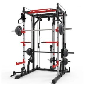 2025 Smith machine steel squat rack gantry frame fitness home comprehensive training device free squat bench press frame.