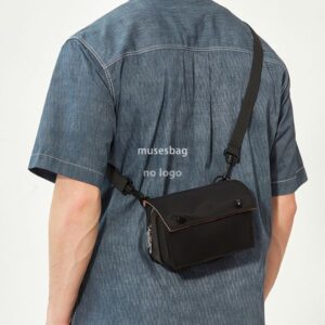 New Japanese retro crossbody bag crossbody bag men's shoulder bag fashion brand multi-functional waist pack casual messenger bag