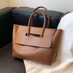 High end Women's 2025 New Trendy Korean Edition Large Capacity Handbag Fashion Commuter Tote Bag