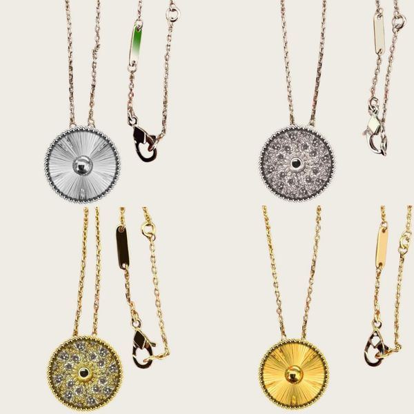 clover necklace for woman necklaces designer moissanite chain with pendant for woman gold chain mens jewelry jewellery mother of pearl 1 flower pendant necklace