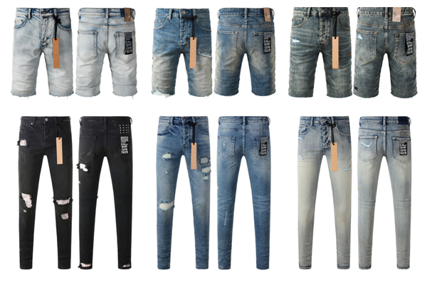 Chic Men's Worn-In Style Jean Pant Featuring Trendy Abrasions