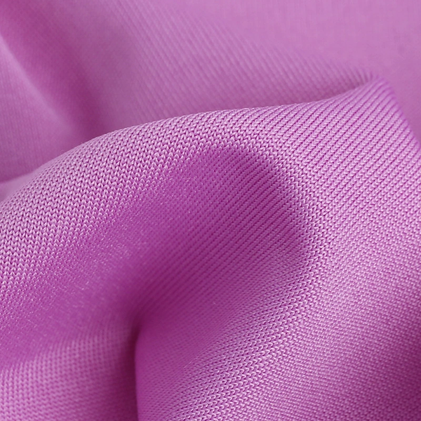 Stretch Cationic Single 10spandex 90polyester Jersey Weft Knit Fabric for Outdoor Sports