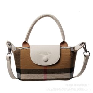 Free Delivery 2025 Fashion Mini Small Square New Casual Single Shoulder Underarm Checkered Handheld Crossbody Designer Tote Bag