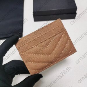 Fashion Wallets classic Card Holder Key Coin Purses Cowhide purse Luxurys Designer Womens Wallet Bag passport holders Wallets Credit card wallet Black Small Bag
