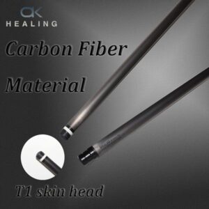OKHEALING 29in 5/16-18 Carbon Fiber Pool Cue Single Shaft, Customized Tip 9.5mm, 11mm, 11.8mm, 12mm, 12.4mm, 13mm, Low Deflection Technology, Ultra-Smooth, Easy to Control
