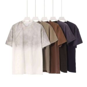 Clothing Manufacturer Washed Short Sleeve 270g 100% Cotton Fashion Crew Neck Men's Casual T-Shirt