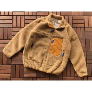Designer Jacket Man Parisian Jackets Womens Jacket Hooded Fleece Retro zipper Thick Warm Down Models Lamb Cashmere Stand Collar Size XS-XL 950