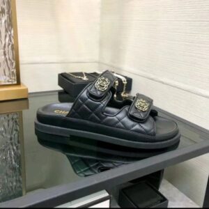 designer sandals slipper designer sandals Man Women Sandals High Quality Calf leather Casual shoes quilted Platform Summer Comfortable Beach Casual 5A 35-42