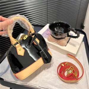 Woman Mini Shell Bags crossbody designer bag women handbag fashion shoulder bags folwers Patent Leather TOP