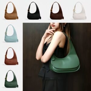 Green handbag Luxury bag underarm bag Designer Bags mini tote bag Adjustable chain crossbody bag casual shoulder bag Plain Leather bag zip bag designer clutch bag