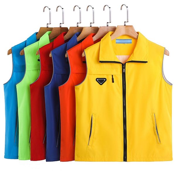 Mens Designer Vest Tops Summer Fashion Casual Men's Breathable Vest Tops Sports Casual Sleeveless Jacket