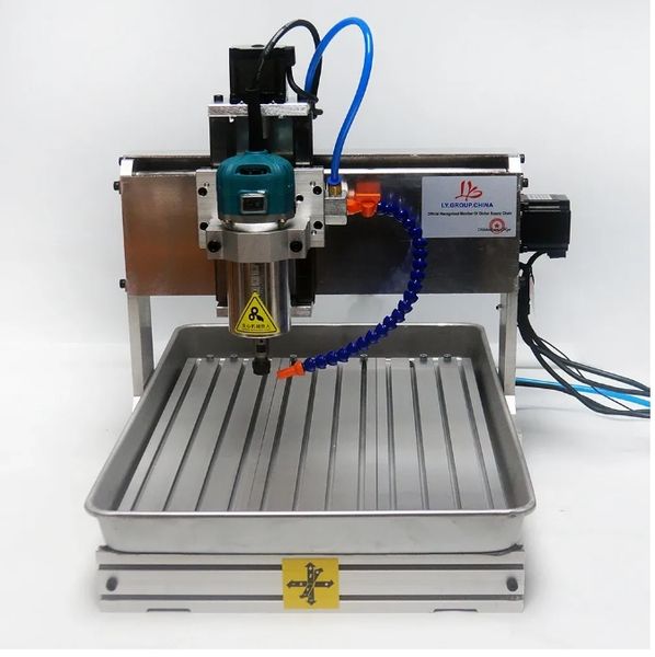 Newest LY CNC LYF2030 Router Milling Integrated Machine 3axis 4axis 5axis Optional 1500W CNC Wood Metal Carving Engraver Area 200*300mm