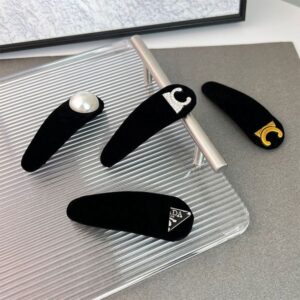 Womens Hair Clip Hair Pin hair slide side clip simple elegant BB clip advanced sense of small fragrance French bangs clip