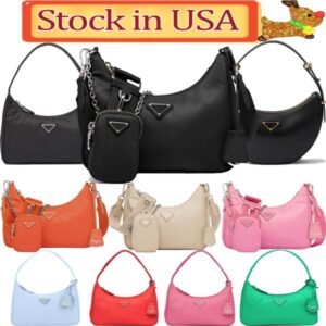 Designer Bags Shoulder Bags Wallet Luxury Bags Crossbody Bags Handbags Ladies High Quality Wallet Black Classic Nylon Lightweight Large Capacity Underarm Bags