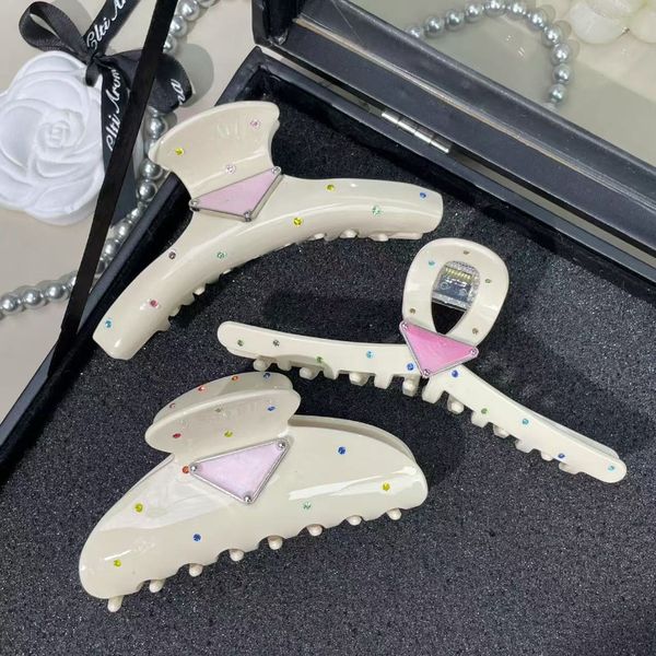 Hair Clip Hair Clamp Shiny Designer Claw Clip Luxury Hair Jewelry Shark Hair Clip Headwear Barrettes Hair Accessories