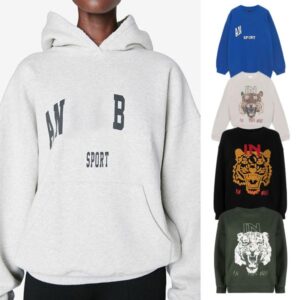 designer hoodie pullover top classic letter embroidery inside fleece round neck sweater Long Sleeves Hoodie Womens Sports Loose Hoodies sweatshirt