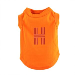 Imitation Design T shirt Printing H Pets Shirt Lightweight Skin Friendly Clothes Sleeveless Yellow Dog Tee hine Washable Shirts for Small Dogs Y299