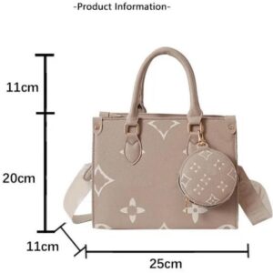 ather Tote Top Handle Small Pochette Emed Bags With Mini Purse Womens Mens Crossbody Shoulder Bag