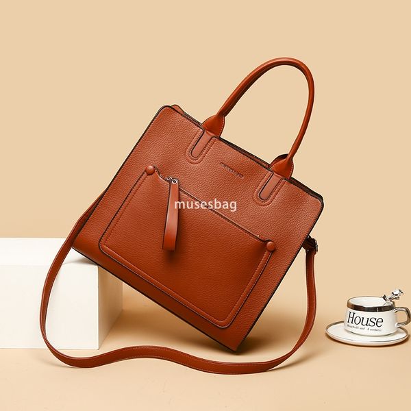 Designer Women's Advanced Fashion Versatile Shoulder Bag Classic Casual Three Piece Set Mother Bag Multi functional Large Capacity Tote Bag