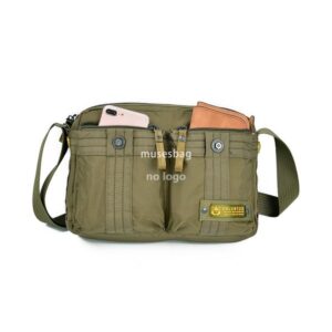 New high quality large capacity horizontal men's shoulder bag New men's bag crossbody bag small bag men's Oxford cloth bag