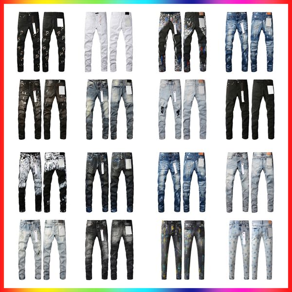 5A Mens Trousers Designer Men Black Fashion High-end Quality Straight Retro Streetwear Casual Ksubi Joggers Jean Purple Pants Jeanse